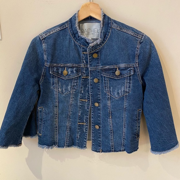Rachel Roy - Bell Sleeve Denim Jacket - Picture 4 of 6
